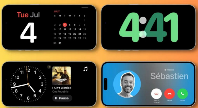 东路镇苹果手机维修分享iOS17横屏充电待机显示有什么好处 