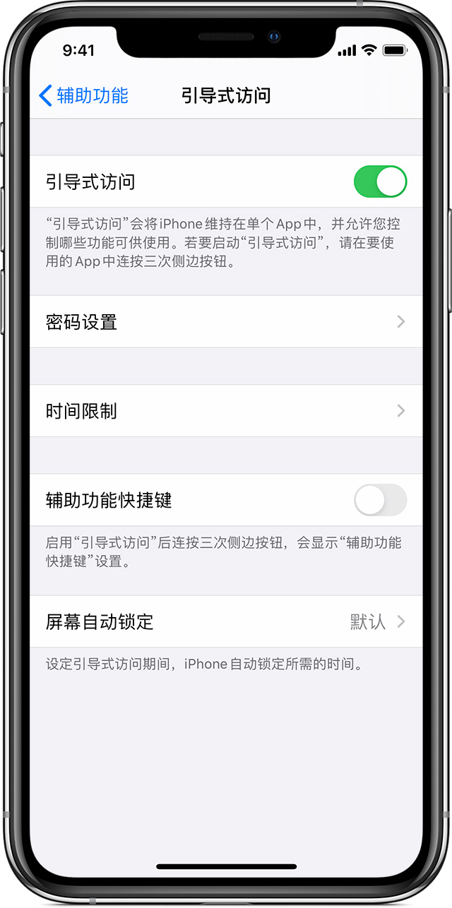 东路镇苹果手机维修分享如何在 iPhone 上退出引导式访问 