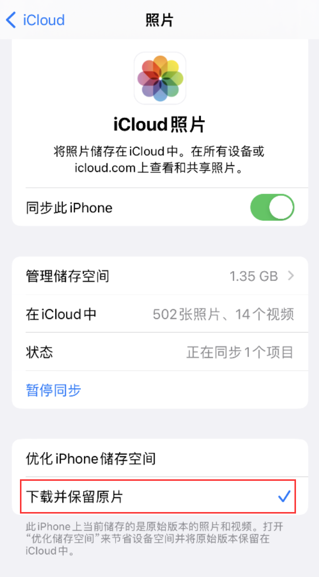 东路镇苹果手机维修分享iPhone 无法加载高质量照片怎么办 