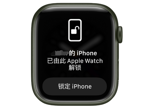 东路镇苹果手机维修分享用 AppleWatch 解锁配备面容 ID 的 iPhone方法 